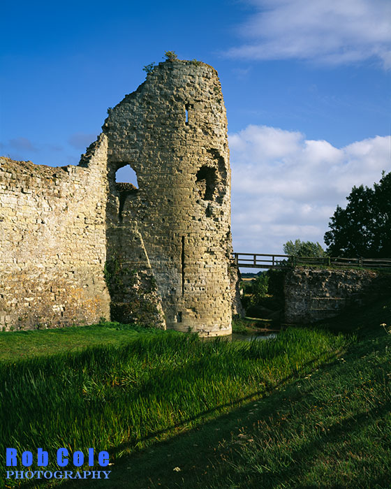 The gatehouse tower of Pevensey Castle
