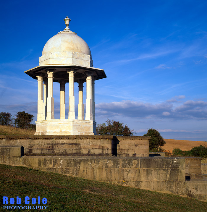 The First World War Sikh Chattri memorial on the South Downs above Brighton