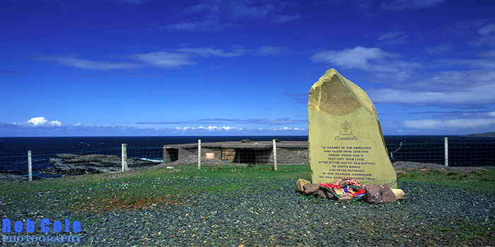 The WW2 Arctic Convoy memorial at Cove on Loch Ewe