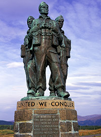 The Commando memorial at Spean Bridge