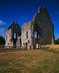 The remains of the guesthouse of Boxgrove Priory