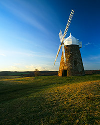 Halnaker windmill on the South Downs above Chichester