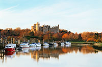 Arundel Castle and the River Arun on a November afternoon