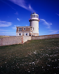 The Belle Tout lighthouse, now a B&B, on the clifftop between Birling Gap and Beachy Head