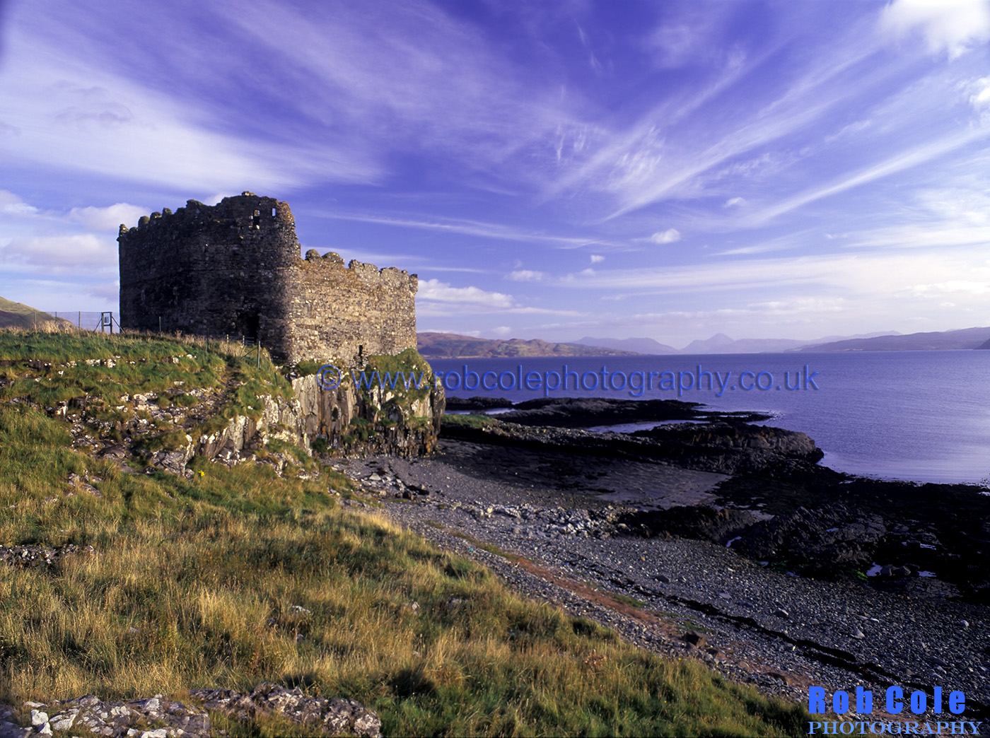 Mingary Castle looks out across Loch Sunart