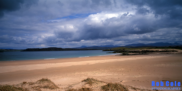 Firemore beach on Loch Ewe between autumnal storms