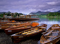 A quiet dawn at the Keswick Landing stages in early autumn