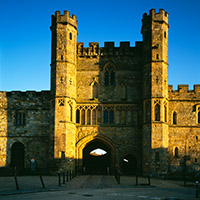 The gatehouse of Battle Abbey