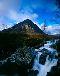 River Coupall and Buachaille Etive Mor, Glencoe, Scotland