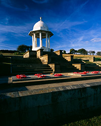 The Chattri Indian War memorial on the South Downs above Brighton