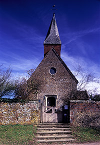 Warminghurst church on a bright spring morning