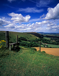 The westward view from Devils Dyke